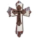 thumbnail image 2 of Cruz de madera para pared | Arte religioso artesanal para pared | Decoración de Pascua para el hogar | Decoración espiritual para iglesia | Cruz de madera maciza para pared | Regalo cristiano, 2 of 5