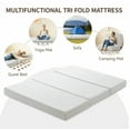 thumbnail image 5 of 6 Inch Tri-Fold Memory Foam Mattress - Full Size Foldable Mattress with Storage Bag, Portable Floor Mattress for Guests, Fold-Up Guest Bed, 5 of 6