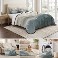 thumbnail image 6 of Twin XL Quilt Set 68''x98'', Mountains Lightweight Summer Bedspread Coverlet Set with 2 Pillow Shams, Farmhouse Forest Nature Trees Landscape Breathable All Season Quilt Bedding for Dorm/Guest Room, 6 of 9