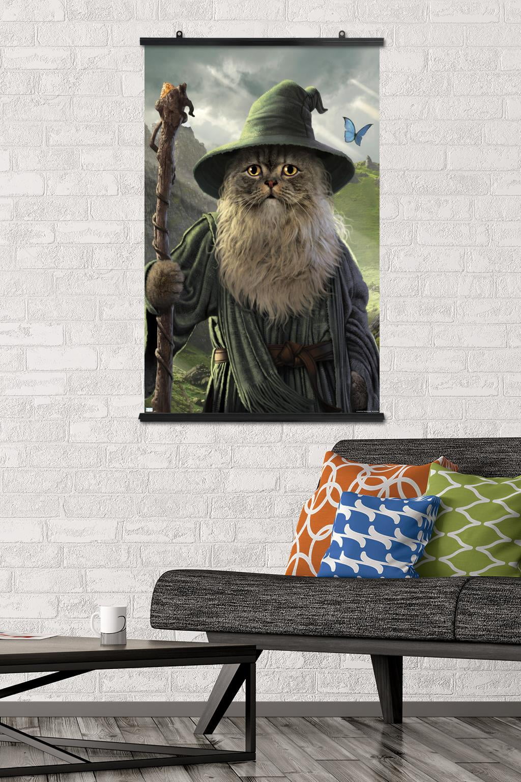 Vincent Hie - Catdalf Wall Poster, 22.375" x 34"