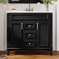 thumbnail image 2 of 36'' Bathroom Vanity with Top Sink, Modern Bathroom Storage Cabinet with 2 Soft Closing Doors and 2 Drawers, Single Sink Bathroom Vanity, 2 of 9