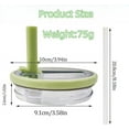 thumbnail image 2 of 2Pcs 40 oz Tumbler Flip Straw Lid Replacement Fit, Replaceble Tumbler Flip Straw Lid, Spill Proof Splash Resistant Tumbler Lids, Tumbler Cover for Car Cup and 40 oz Cup, 2 of 7