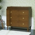 thumbnail image 4 of Novogratz Harper 3-Drawer Storage Dresser Organizer for Nusery, Walnut, 4 of 13
