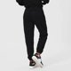 thumbnail image 5 of Pantalones deportivos para mujer con bolsillo deslizante, pantalones deportivos cálidos de felpa de cintura alta para exteriores para otoño invierno negro M, 5 of 7