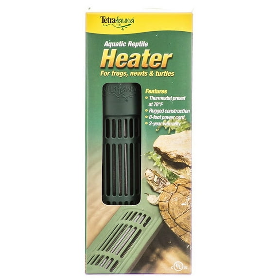 TetraFauna Aquatic Reptile Heater for Frogs, Newts and Turtles, 100 Watts, Black