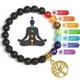 thumbnail image 2 of 7 chakra arbre de vie charme bracelet pierre naturelle Reiki guérison perles femmes hommes Yoga corde élastique bracelet méditation bijoux cadeau, 2 of 4