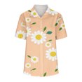 thumbnail image 4 of Blusa con estampado floral de manga corta con cuello en V para mujer OAVQHLG3B Store  lin121212, 4 of 4
