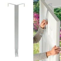 Haute Decor Adapt™ Adjustable Wreath Hanger, Top & Length Adjustable Version - Textured Silver