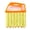 Orange, variant on Seven Roller Blind Cleaner Tool for Efficient Dusting, Microfiber Duster