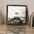 thumbnail image 3 of Cliffside Lone Tree Wooden Sign Wall Plaque - Vintage Art Decoration, Wall Decoration - Ideal Gift For Home Decoration, Living Room, Bathroom, Bedroom, Garden, Dining, Bar, Cafe, Festival Party Dec, 3 of 7