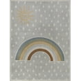 thumbnail image 3 of JONATHAN Y KIDS WASHABLE Minha Rainbow Dot Area Rug, 5 x 8, Gray/Ivory/Yellow, 3 of 10