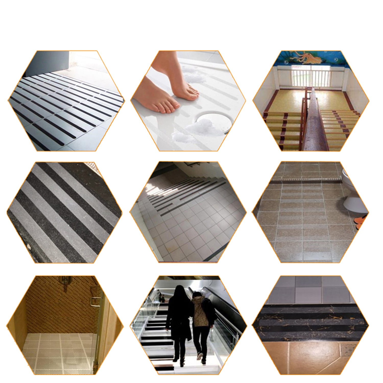 Slip Grip Tape Traction Tapes Adhesive Grip for Indoor Ladder Floor Outdoor Walkways Stair Tread