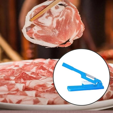 

Multifunction Table Slicer Portable Hand Fruit Bread Vegetable Slicing Machine Potato Kitchen Cutter Meat Radishes Meat Cutter Lamb Meat Cheese Food Slicer for Home Kitchen