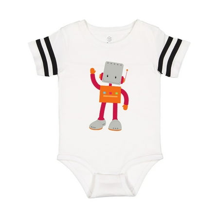 

Inktastic Cute Robot Smiling Robot Colorful Robot Gift Baby Boy or Baby Girl Bodysuit
