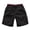 Black, variant on IROINNID Surf Shorts for Men Elastic Waistband Beam Beach Line Belt Sports Shorts,Black