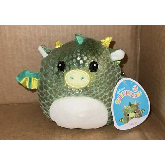 Squishmallow 5” MARTY the GREEN DRAGON 