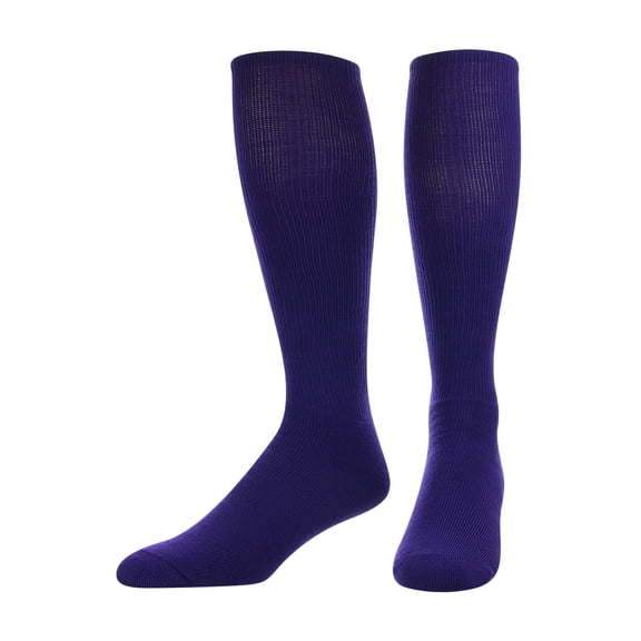 TCK Baseball & Softball Socks - Adult Team Apparel - Knee-High - Large, Purple