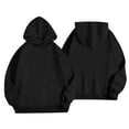 thumbnail image 6 of NMMUED Sweat Set Workout Sets for Women Hoodie Set Two Piece Sets for Women Fall Women's Athletic Clothing Sets, Black L, 6 of 9