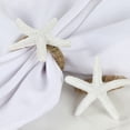 thumbnail image 6 of Yesbay 6 Pcs Napkin Rings Starfish Shape Reusable Ocean Theme Weddings Dinners Banquets Nautical Party Decoration Napkin Holders, 6 of 7