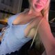 thumbnail image 3 of Top corto de verano para mujer, Top ajustado con tirantes finos y cuello en V con cordón y espalda descubierta para mujer, azul L, 3 of 8