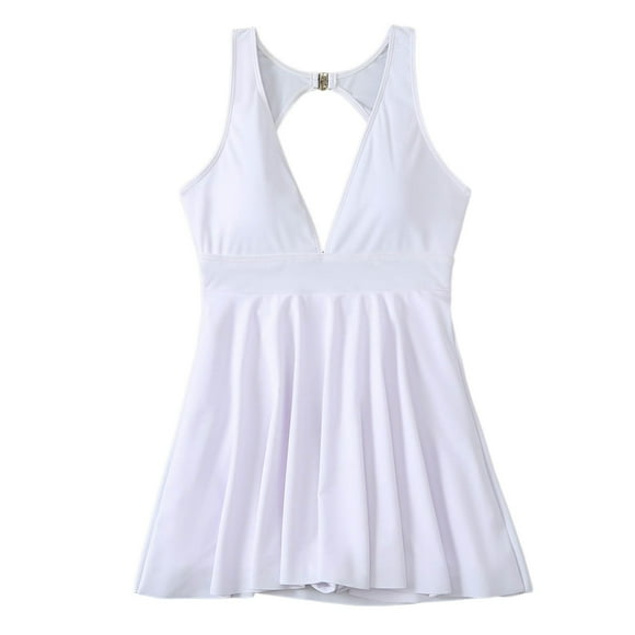 Aayomet Womens Swimsuits One Piece Women's Sexy Swimsuit (White, L)