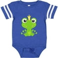 thumbnail image 3 of Inktastic Cute Frog, Green Frog, Frog Prince, Crown Boys or Girls Baby Bodysuit, 3 of 5