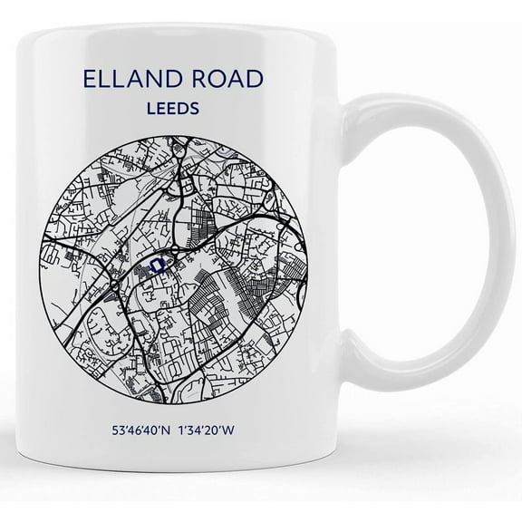 Leeds, Elland Road Mug, Ceramic Novelty Coffee Mug, Tea Cup, Gift Present For Birthday, Christmas Thanksgiving Festival, 11oz Sarcasm With Sayings Mug