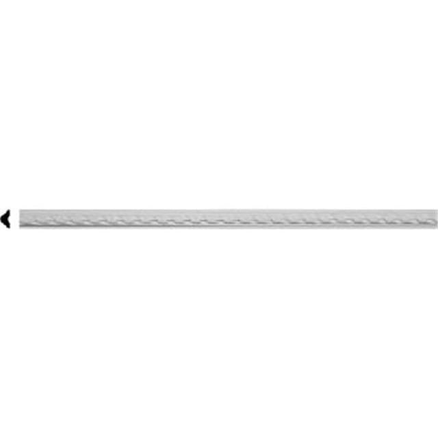 Ekena Millwork PML02X01VA 1.62 In. H X 1 In. P X 96 In. L Architectural accent Valeriano Ribbon Panel Moulding