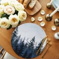 thumbnail image 2 of Round Placemats Blue Green Trees Forest 15 inch Set of 2 Table Mats for Dining Table Bird Sky Heat Resistant Non-Slip Kitchen & Home Decorative Place Mat Set, 2 of 8