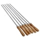 thumbnail image 1 of Brochetas de barbacoa KEWITY acero inoxidable 6 uds., 1 of 1