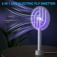 thumbnail image 4 of DFS Bug Electric Fly Swatter 3000V Zapper Racket w/ 1200mAh Battery Mosquito Killer, 4 of 9