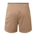 thumbnail image 4 of Pantalones cortos de running para hombre con entrepierna de 5 pulgadas: bolsillos con cremallera, cintura elástica, poliéster-spandex, pantalones cortos deportivos para gimnasio, tallas S-XXXL para, 4 of 5