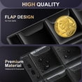 thumbnail image 4 of Páginas para encuadernar monedas NEIXIILY, 450 compartimentos para monedas, fichas y medallas, 4 of 5