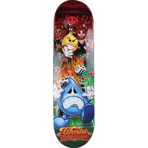 World Industries Casino Original Skateboard Deck - 8.3" (Deck Only)