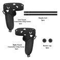 thumbnail image 1 of Fundas para manijas de silicona, protector de gamepad, reemplazo de la cubierta del controlador de juegos VR para Oculus quest 2, negro 1 par Scienceny EL001346-01, 1 of 2