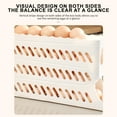 thumbnail image 3 of 4-Tier Automatic Rolling Egg Dispenser for Refrigerator | Space-Saving Fridge Egg Organizer Holds 30 Eggs | Large Capacity Kitchen Storage Rack with Safety Rails, 3 of 8