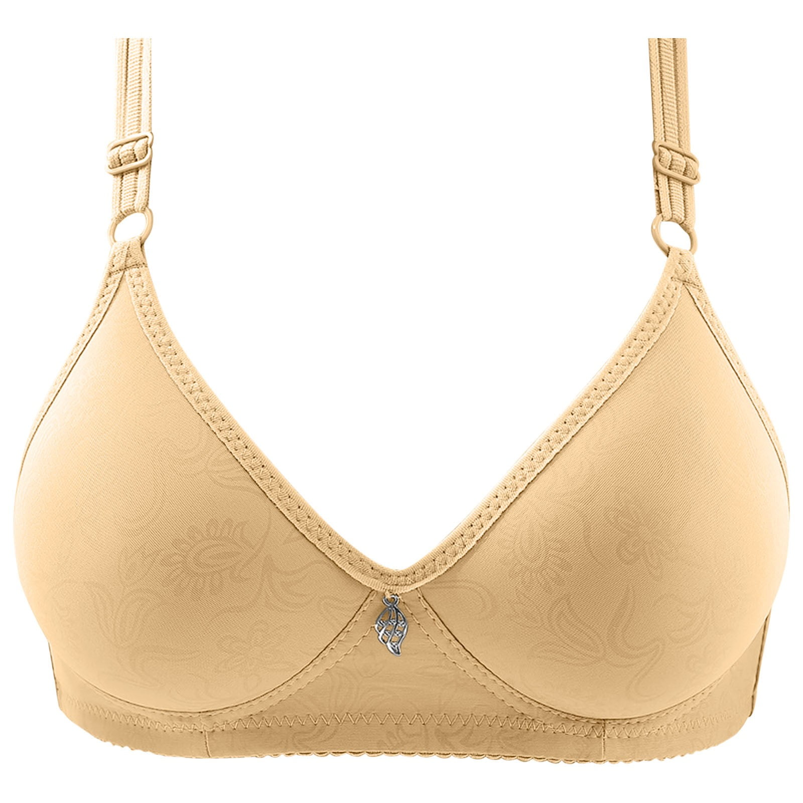 Plus Size Strapless Bras for Women None Brassiere Shapermint Bra for Womens  Wirefree Yellow M 