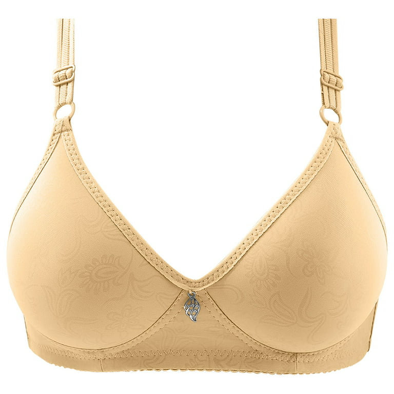 Plus Size Strapless Bras for Women None Brassiere Shapermint Bra for Womens  Wirefree Yellow S