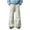 White, variant on Bxsruta Womens Cargo Pants Loose Fit Drawstring Waist Trousers for Daily Streetwear Outdoor Activities