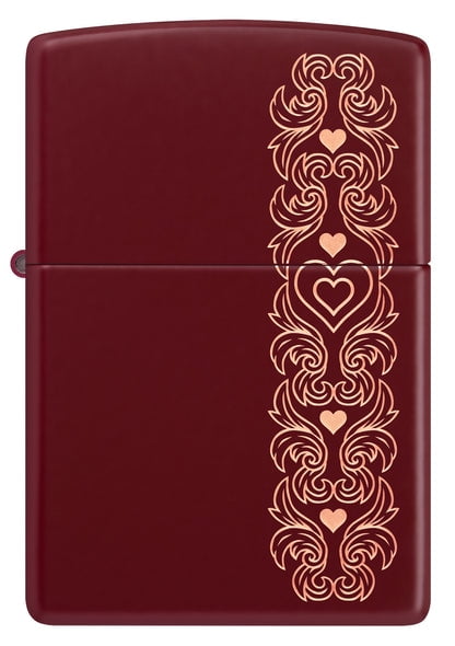 Zippo Lighter - Customized Engraved Message Windproof Love Pattern Design 46296