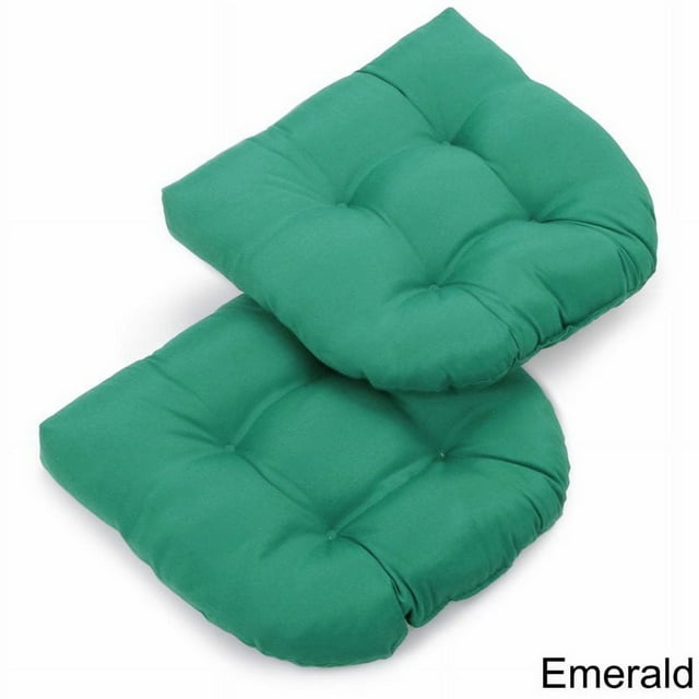 Blazing Needles Coussin de Chaise en Forme de U (Ensemble de 2)-Bourgogne
