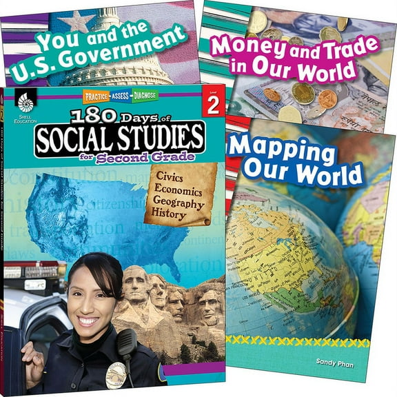 Learn-At-Home: Learn-At-Home: Social Studies Bundle Grade 2: 4-Book Set (Other)