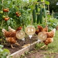 thumbnail image 4 of Bird Feeder and Enrichment Kit for Poultry Outdoor Use Ground Stake Design Durable and Metal Construction -Species Dispenser for Coop Includes 2pc Set 2PCS, 4 of 6