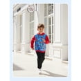 thumbnail image 4 of Marvel Spider-Man Boys Hoodies Red Blue Cartoon Allover Print Pullover Tops Ugly Sweatshirts Kids 5-6Y, 4 of 7