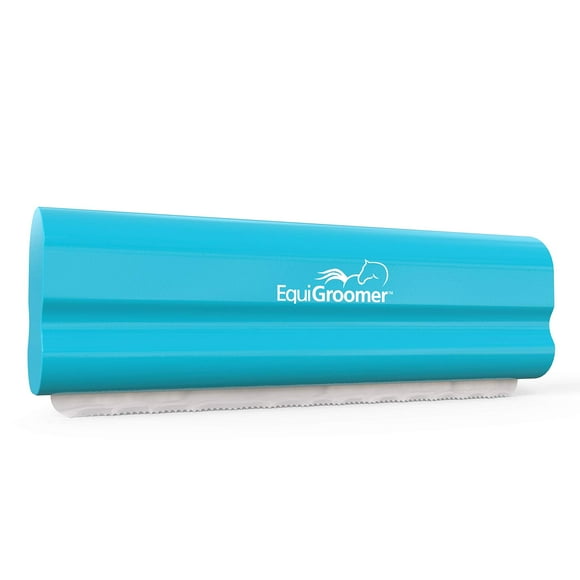 Cepillo para deshedar EquiGroomer para perros y gatos, color turquesa