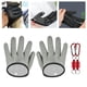 thumbnail image 4 of Guantes de pesca de secado rápido impermeables para pescar pescado antideslizante resistente a cortes de pescador Gancho Aluminio Gris Sharpla Guantes de pesca, 4 of 8
