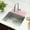 Pale Pink, variant on Faucet Mat for Kitchen Sink 15'' Sink Splash Guard Mat Super Absorbent Fast Drying Drain Pad Rust Red