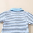 thumbnail image 5 of Kogui Baby Boy Clothes Romper Baby Boys or Girls Pajamas Short Sleeve Romper Jumpsuits Sleep and Play 0 3 6 9 12 18 24 Months (Blue,12-18 Months), 5 of 8