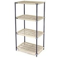 thumbnail image 2 of Global Industrial 331793N Vented Plastic Shelving, Nexelon Finish - 60 x 24 x 86 in., 2 of 3