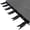Black | 46" | 6 teeth, variant on Heavy Duty Bucket Tooth Bar – 49 inches | 6 Teeth – No Drilling – Bolt-On Loader Attachment – 4560 lbs Capacity – Fits 1/2" or Smaller Edge – Tip Black + Tooth Shank Green | 49 inches | 6 teeth